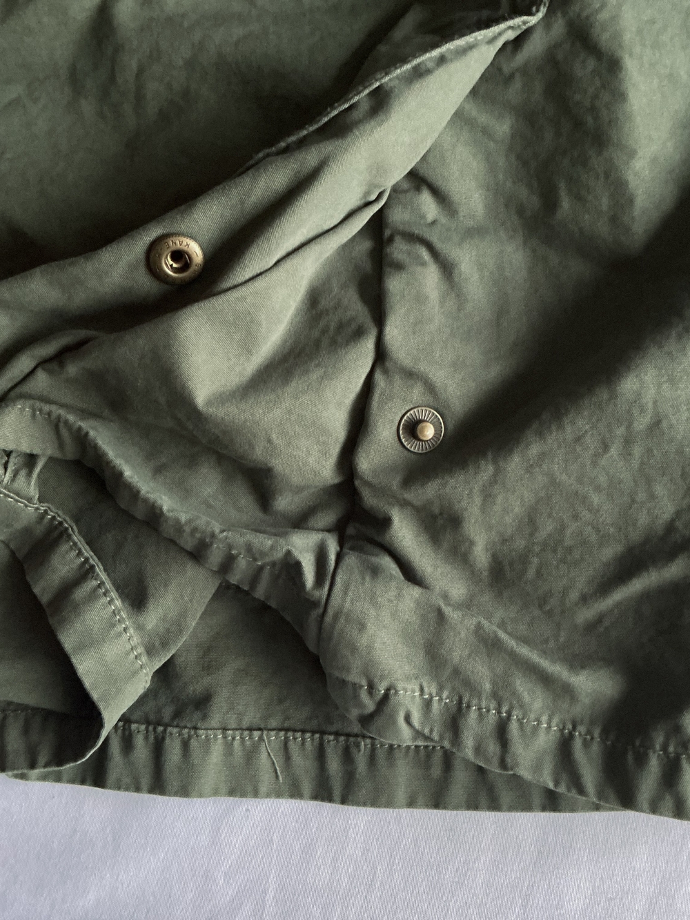 Barbour Jacket Olive Ashby Casual Cotton Field Pocket Utility Long Coat Mens Lg - Picture 12 of 16